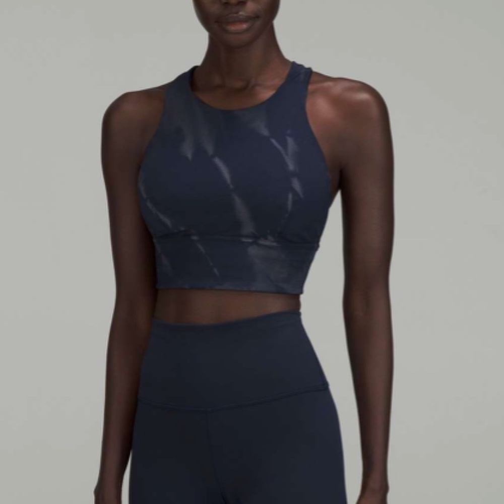 NWT Lululemon Wunder Train Longline Bra Fade *Medium Support, C/D Cup Size 6